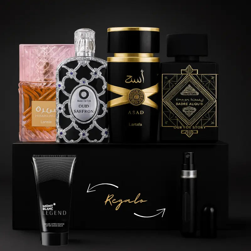 4 parfüm készlet | Asad, Oud For Glory, Khamrah, Oud Saffron